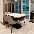 Residence - Compassvale | Product Seen: [Freya Extendable Dining Table – W1280/1535/1790 (Sintered) & <br />
Omori Side chair]